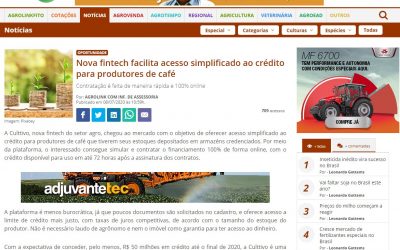 Nova fintech facilita acesso simplificado ao crédito para produtores de café