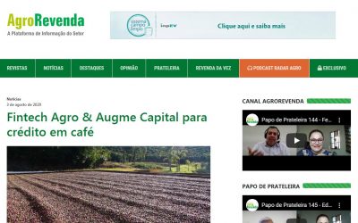 Fintech Agro & Augme Capital para crédito em café