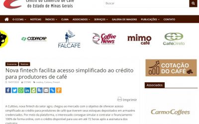 Nova fintech facilita acesso simplificado ao crédito para produtores de café